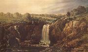 Thomas Clark The Wannon Falls oil on canvas